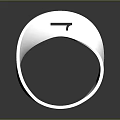 Sleek Silver Wide Band Ring With High Gloss Finish And Modern Design