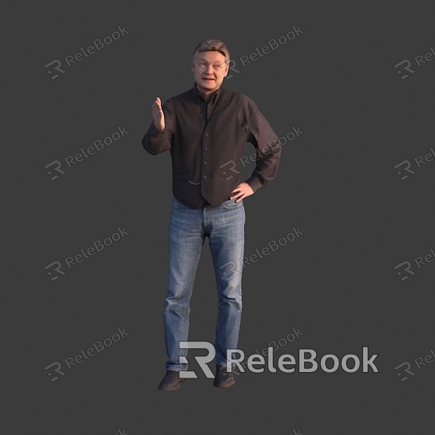 middle-aged man model