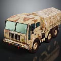 Military Camouflage Cargo Truck 6x6 Wheel Drive Heavy Duty Transport
