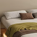 Modern Bedroom Interior Design With Wooden Bed Nightstands Pendant Light Wall Art And Area Rug