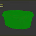 Handwoven Brown Wicker Hanging Basket With Intricate Texture For Decorative Use