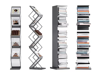 Modern bookshelf bookshelf combination 3d model Modern bookshelf bookshelf combination 3d model
