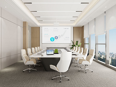 Modern Meeting Room Meeting Table and Chair model