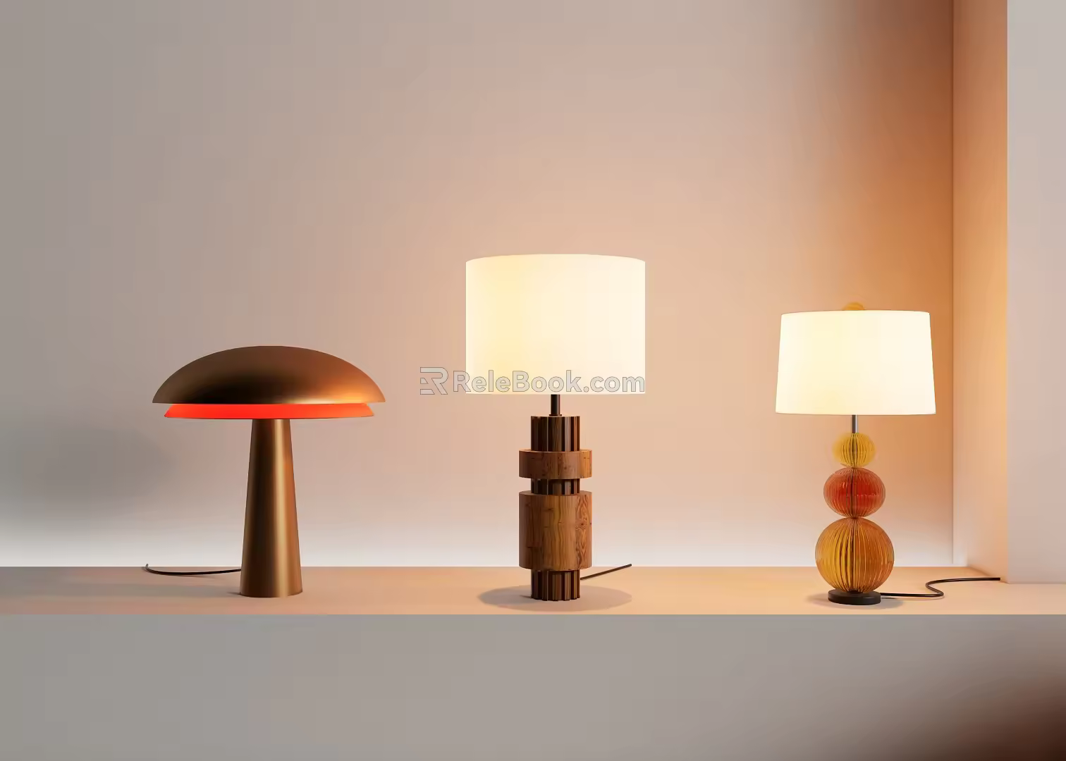 Quiet Table Lamp 3d model