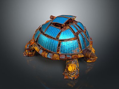 Mechanical Tortoise Mech Warrior Mech Soldier Machine Battlearm Mechanical Battlearm Machine Warrior Battle Robot 3d model