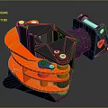 Durable Safe Playground Equipment With Red Black Design For Kids Outdoor Use