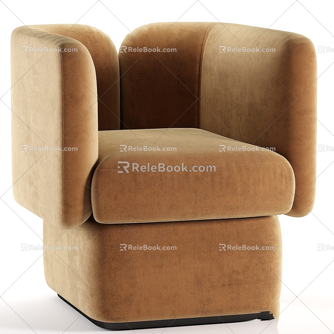 Modern Leisure Chair Leisure Chair 3d model