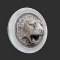 Classical Lion Head Stone Carving Water Fountain With Intricate Details For Garden Decor