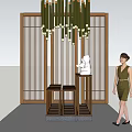 Modern Display Stand 3d model