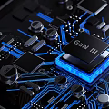 E-commerce intelligent chip internal structure decomposition diagram circuit board explosion diagram circuit line technology chip motor electrical appliance computer intelligent equipment 3d model