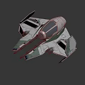 Futuristic Fighter Jet With Sleek Aerodynamic Design Transparent Cockpit And Advanced Weaponry
