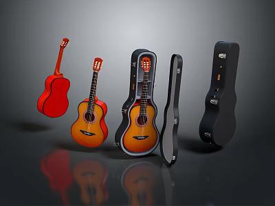 Guitar Classical Guitar Musical Instruments Stringed Musical Instruments Western Musical Instruments Western Music Equipment Western Equipment 3d model