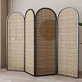 Retro screen partition 3d model