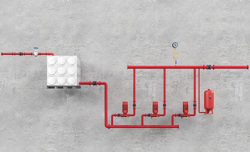 Industrial LOFT Pipe 3d model