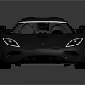 Gray Sports Car With Sleek Aerodynamic Design Modern Exterior And Performance Wheels