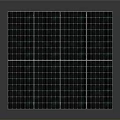 Black Solar Panel Array With Metal Mounting Structure On White Background 3d model