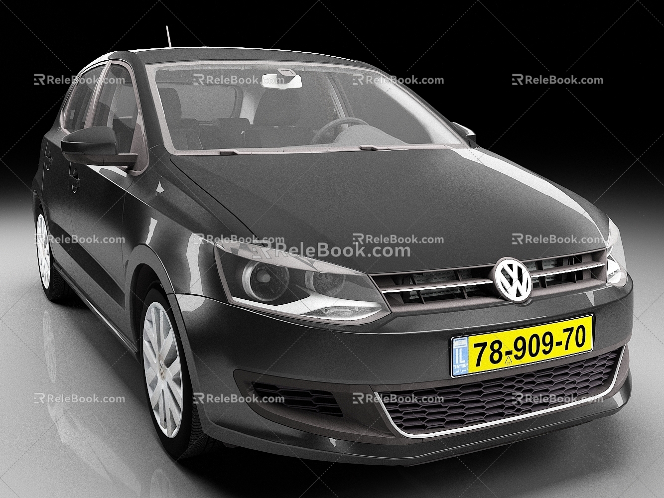 Volkswagen Polo Car Sedan Small Car 3d model