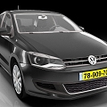 Volkswagen Polo Car Sedan Small Car 3d model