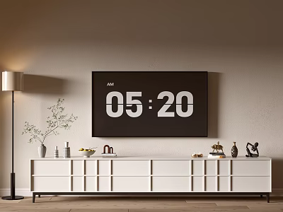 Modern Cream Style TV Cabinet Whole Cabinet Sideboard Cabinet Balcony Cabinet Storage Cabinet Entrance Cabinet 3d model