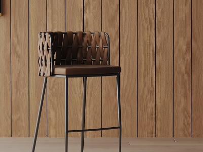 Modern Bar Chair 3d model