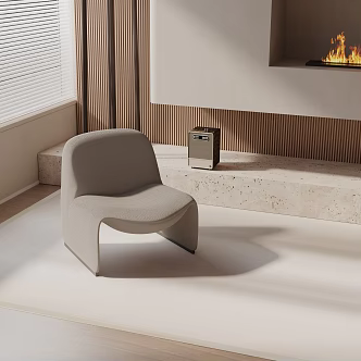 modern leisure chair 3d model