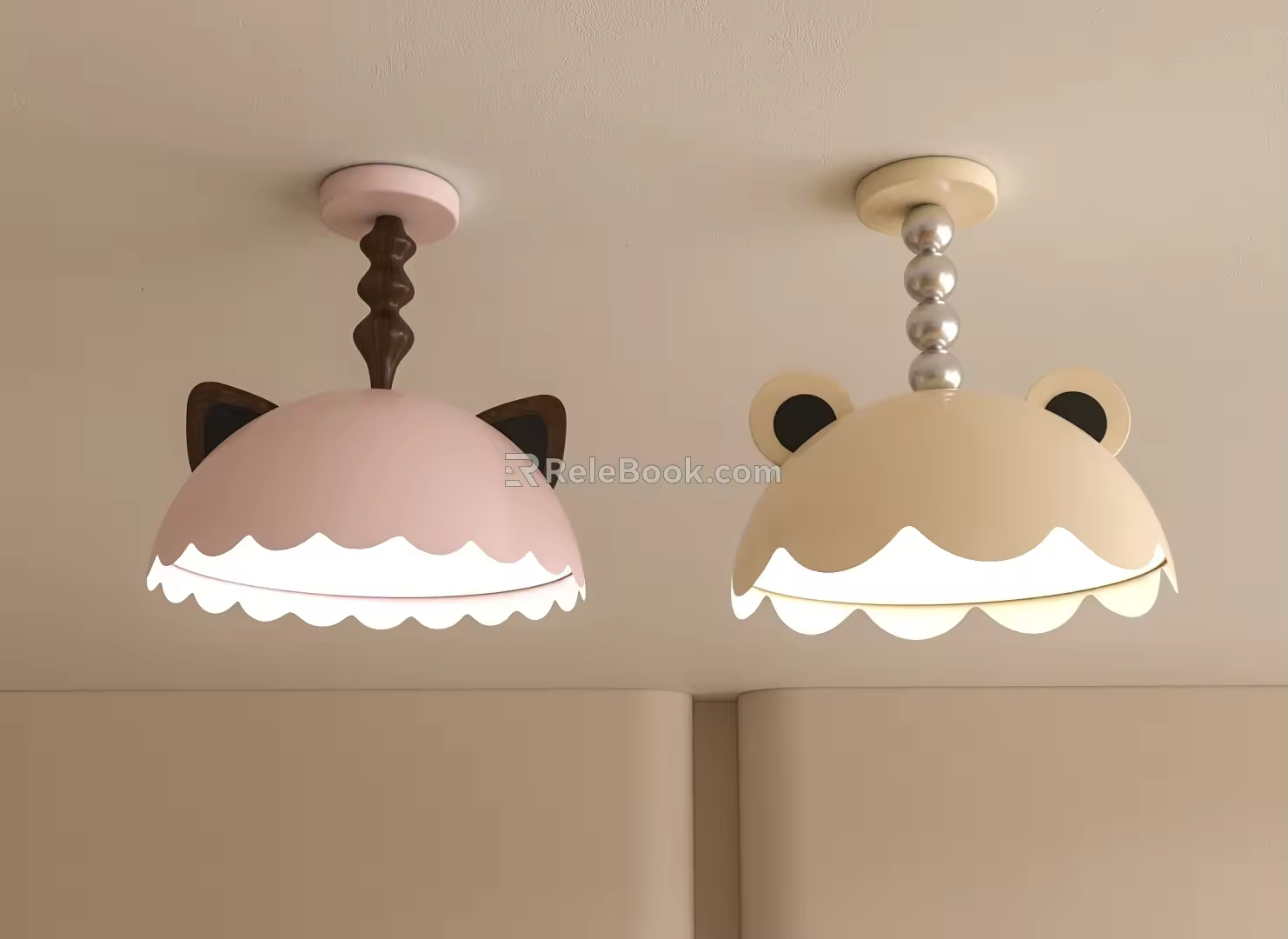 Children's room ceiling lamp cartoon ceiling lamp 3d model