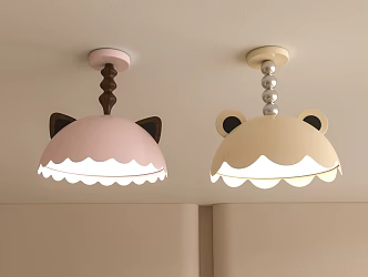 Children's room ceiling lamp cartoon ceiling lamp 3d model