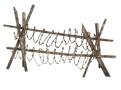 Barbed wire 3d model Barbed wire 3d model
