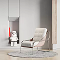 Modern Single Sofa Single Chair 3d model