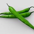 Pepper Green Pepper Cartoon Pepper Vegetable Cartoon Vegetable 3d model