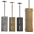 Stylish Textured Chandeliers With Metallic Finishes In Gold Silver And Black