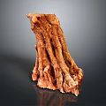 Natural Rustic Wooden Stone Sculpture With Unique Texture For Home Decor