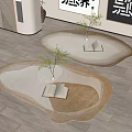 shaped carpet 3d model