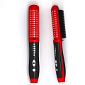 Smart Machine Curling Brush In Red And Black With Buttons And Indicator Lights 3d model