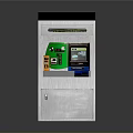 Self Service Kiosk With Silver Enclosure Touchscreen Display And Payment Interface