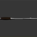 Hand Rake Garden Tool With Brown Wooden Handle Metal Rod And Fan Shaped Blade