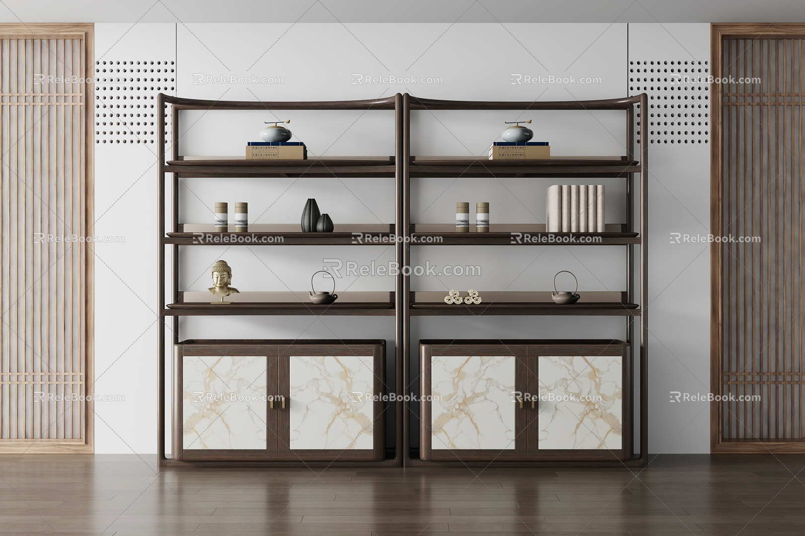 New Chinese Antique Rack 3d model