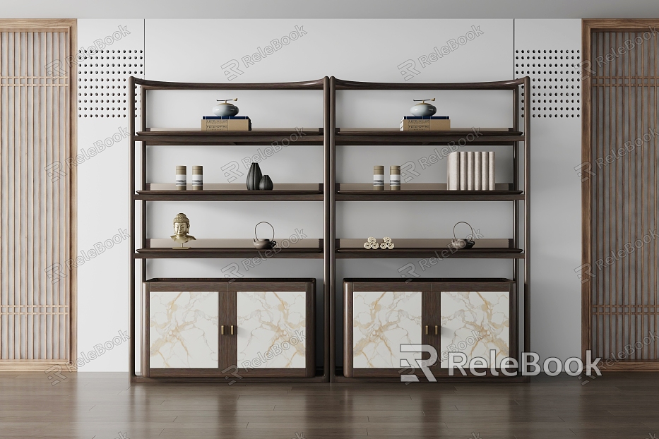 New Chinese Antique Rack model