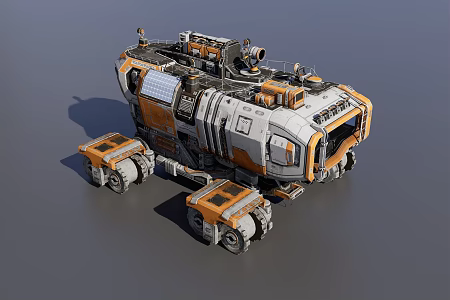 Interstellar Chariot 3d model