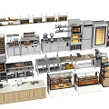 Essential Commercial Kitchen Appliances Including Ovens Refrigerators Display Cases And Worktables