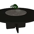 Modern dining table 3d model