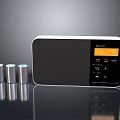Sony Portable Radio Electronic Device with AA Batteries and Digital