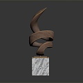 Abstract Art Abstract Bronze Carving Abstract Modeling Ornaments Furnishings Furnishings Furnishings Crafts 3d model