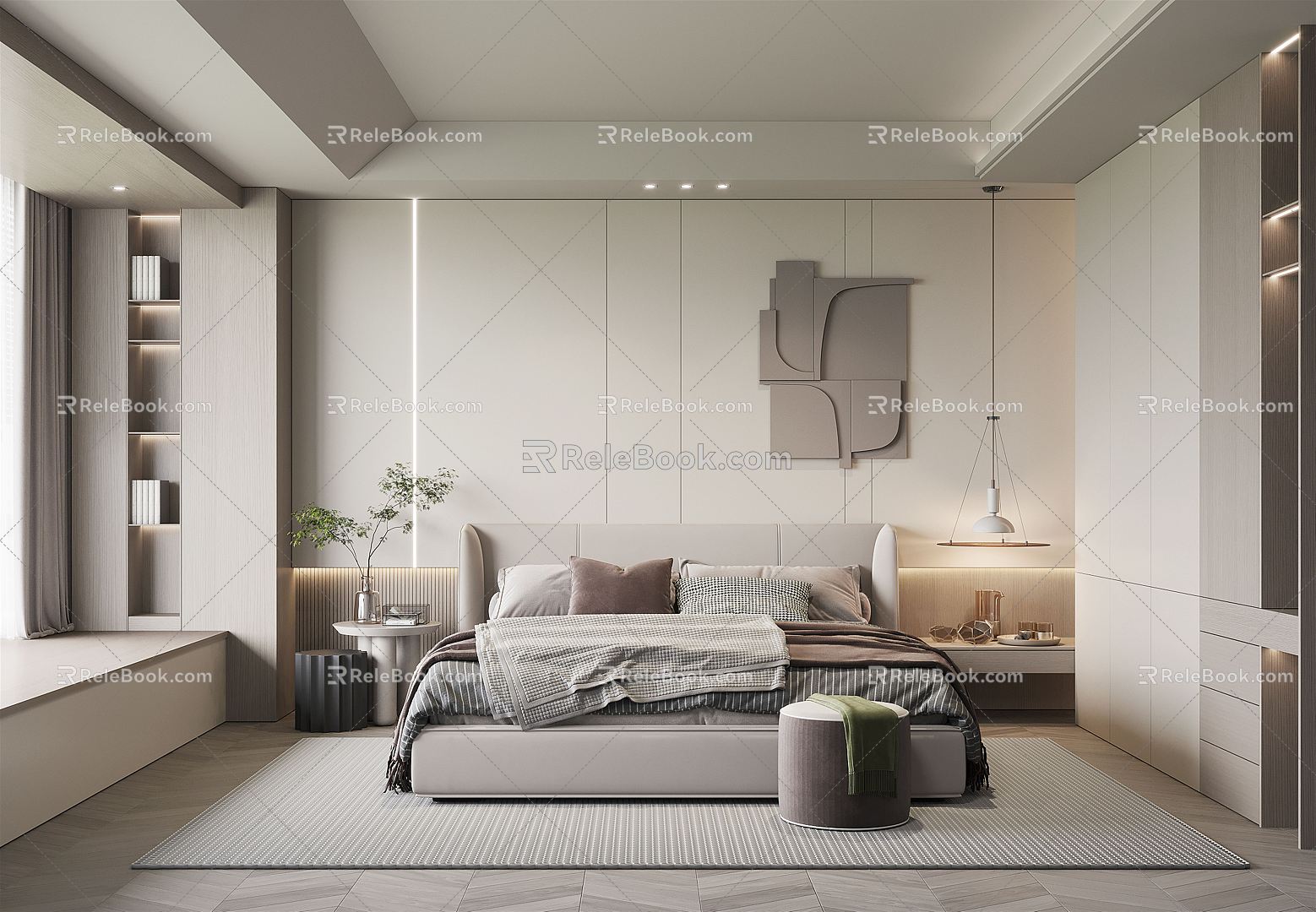 Modern Bedroom 3d model