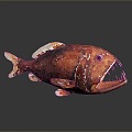 Fish Marine Animals Deep Sea Fish Angler Cartoon Fish 3d model