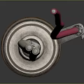 High Performance Computer Internal Metal Component With Red Cable And Durable Design