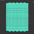 Modern Geometric Interlaced Woven Pattern Blue Pink Stylish Statement Area Rug For Home Decor