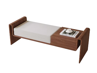 New Chinese Style Bed End Stool Sofa Stool Shoe Changing Stool Bench 3d model