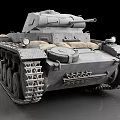 Vintage Gray Military Tank Exterior Featuring Turret Gun Barrel And Track Design