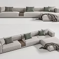 Modern Multiplayer Sofa 3d model